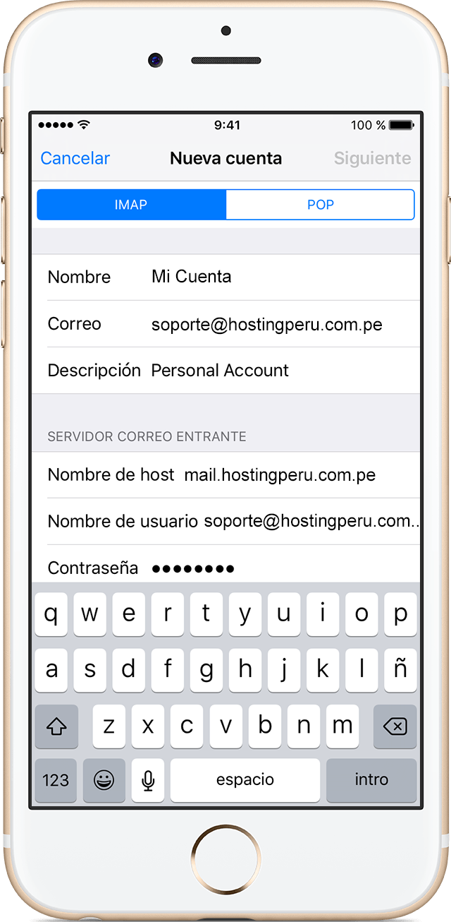 13. Como configurar una cuenta de correo electrónico en tu iPhone, iPad - Como Crear Una Cuenta Para Mi Iphone